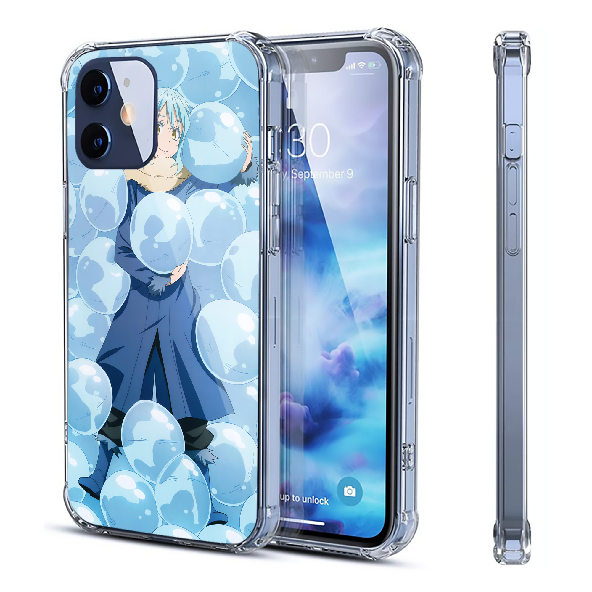 （画像用） 転スラ Regarding Reincarnated to Slime 【iPhone 12シリーズ対応】透明スマホケース（クリアソフトケース）